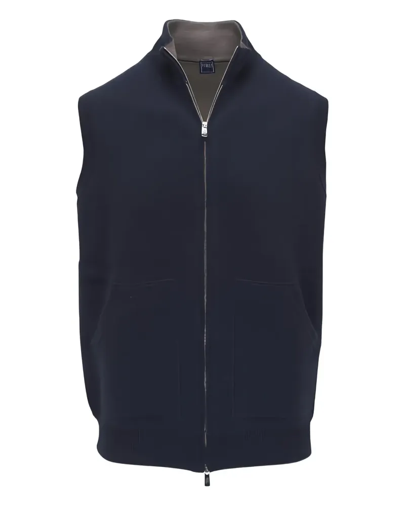 Fedeli Weste mit Reißverschluss - Blau Blau