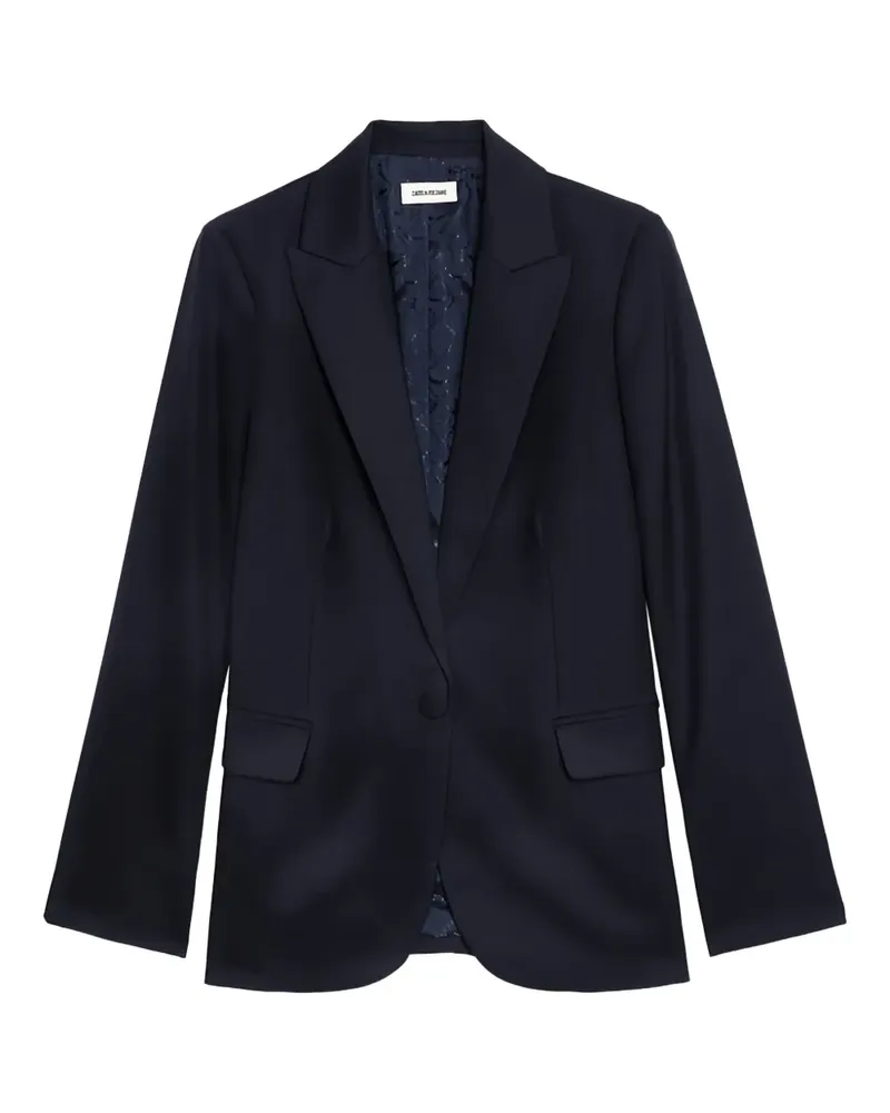 Zadig & Voltaire Blazer mit einem Knopf - Blau Blau