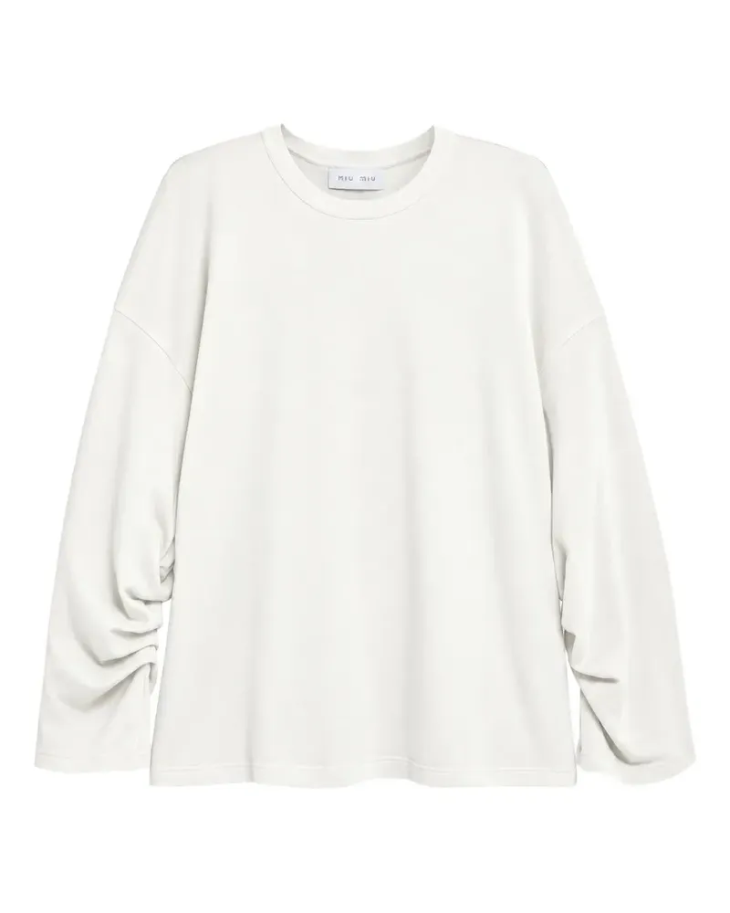 Weili Zheng Nuvola Langarmshirt - Weiß Weiß
