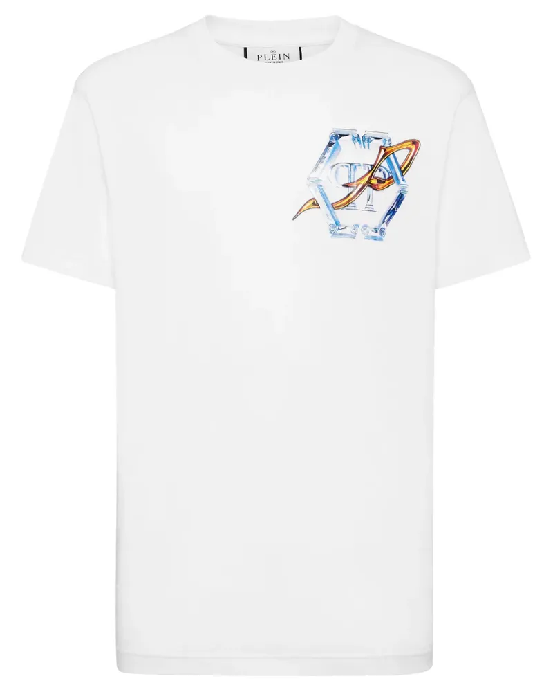 Philipp Plein T-Shirt mit Logo-Print - Weiß Weiß