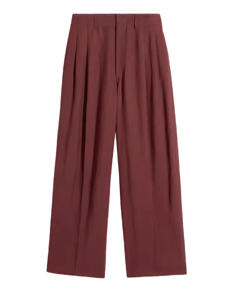 Christophe Lemaire Klassische Bundfaltenhose - Braun Braun