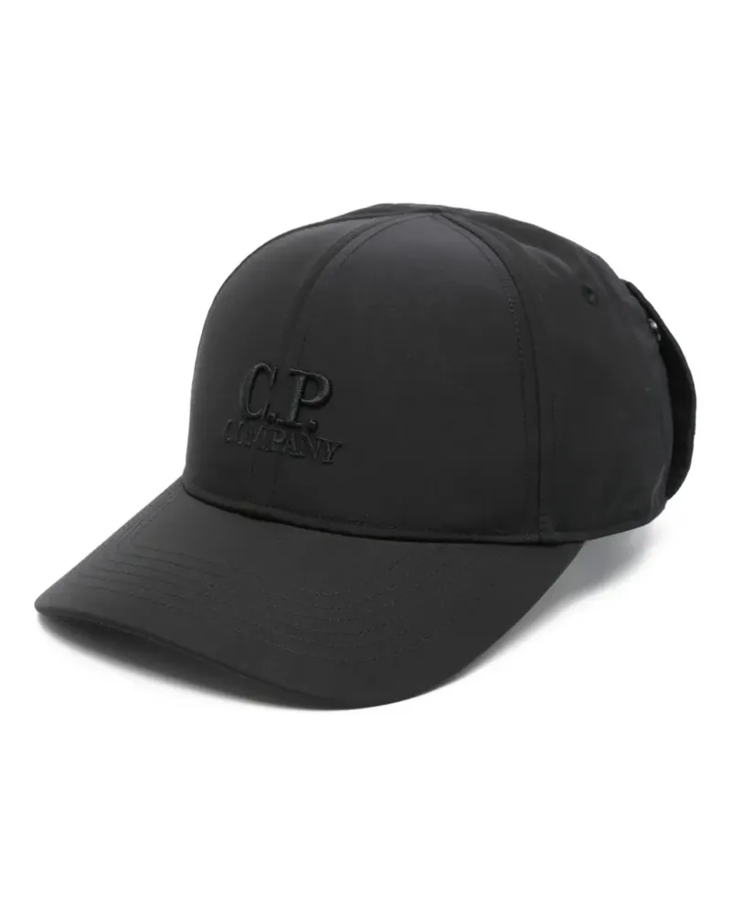 C.P. Company Baseballkappe mit Goggle-Detail - Schwarz Schwarz