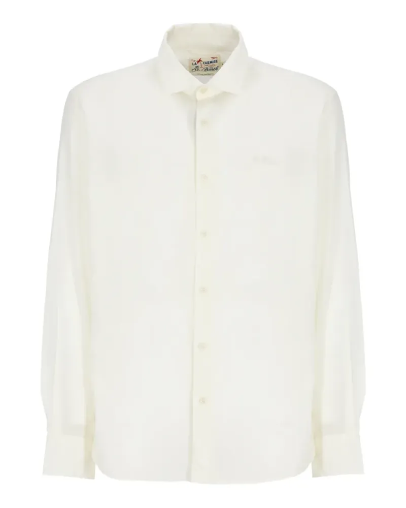 MC2 Saint Barth logo-embroidered shirt - Nude Nude