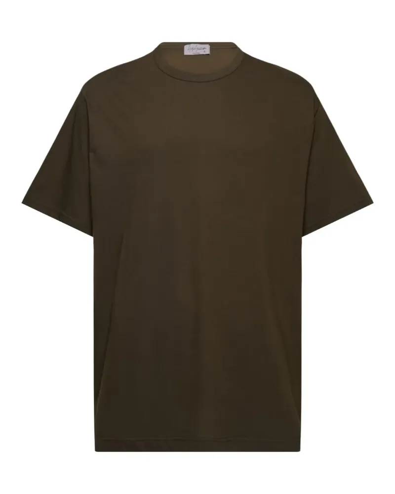 Yohji Yamamoto round-neck short-sleeve T-shirt - Grün Grün