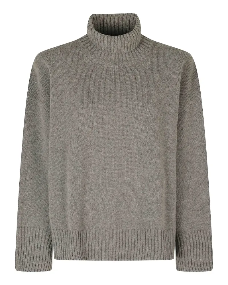 Soeur Langärmeliger Rollkragenpullover - Grau Grau