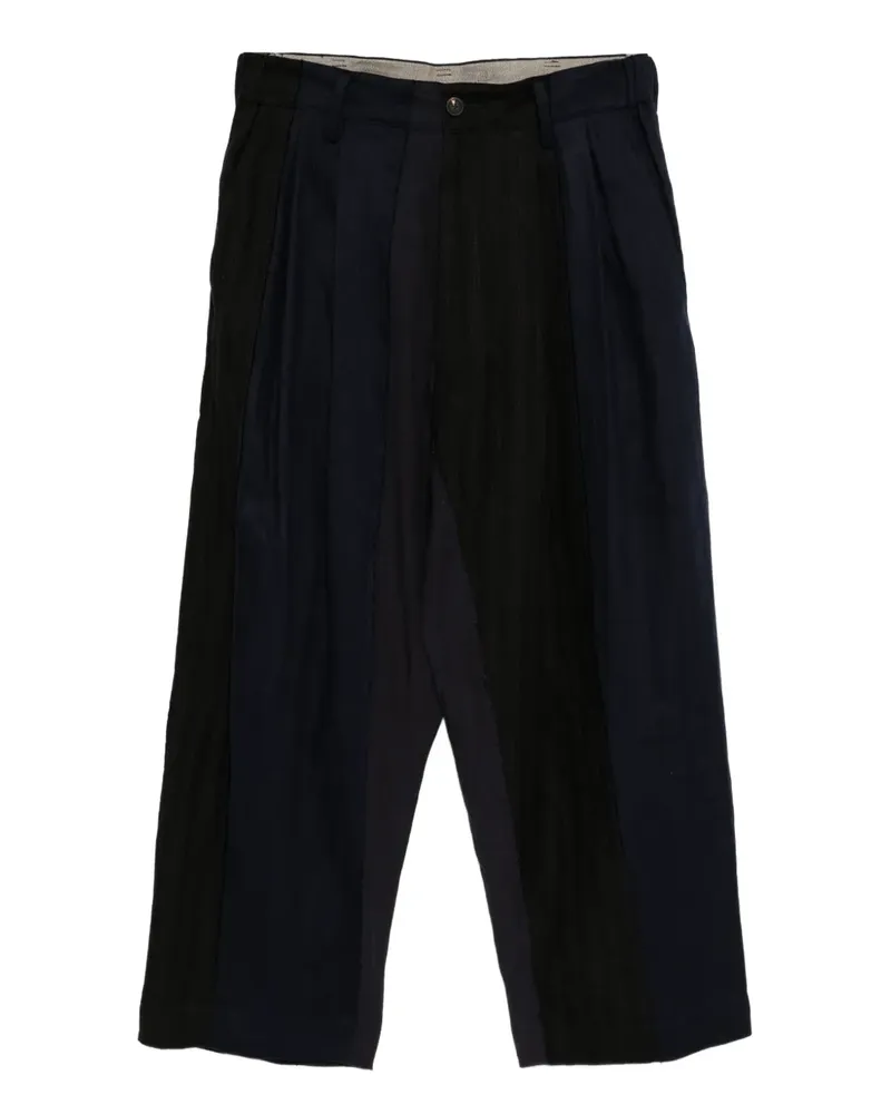 Ziggy Chen Weite Collaged Hose - Blau Blau