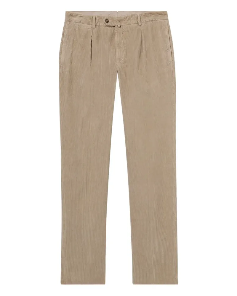 Brooks Brothers Chino aus Cord mit Falten - Nude Nude