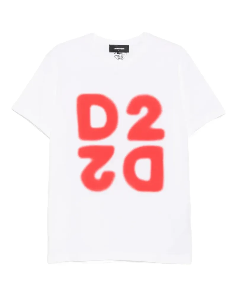 Dsquared2 logo-print Cool Fit T-shirt - Weiß Weiß