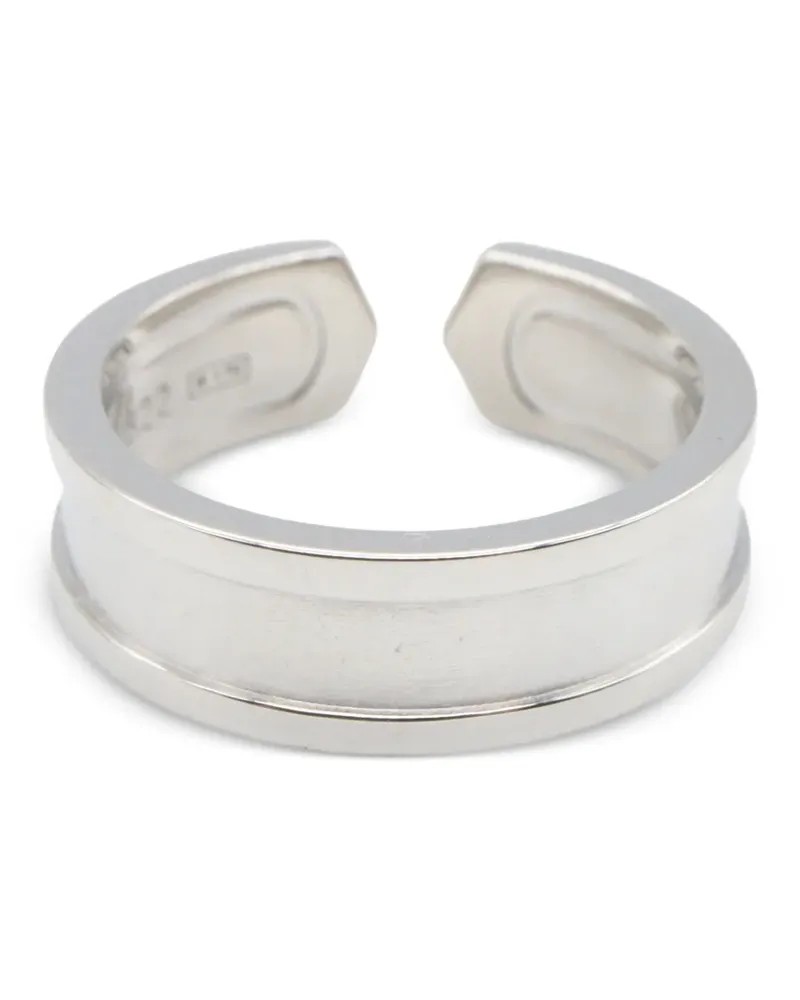 Cartier 2010s kleiner C2 Ring - Silber Silber