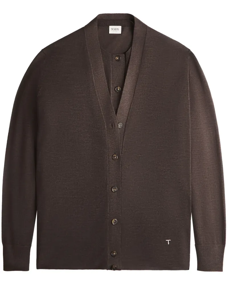 TOD'S Gestrickter Cardigan - Braun Braun