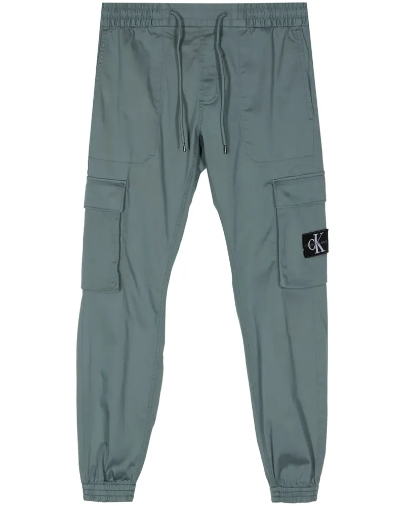 Calvin Klein Jogginghose mit Logo-Patch - Blau Blau