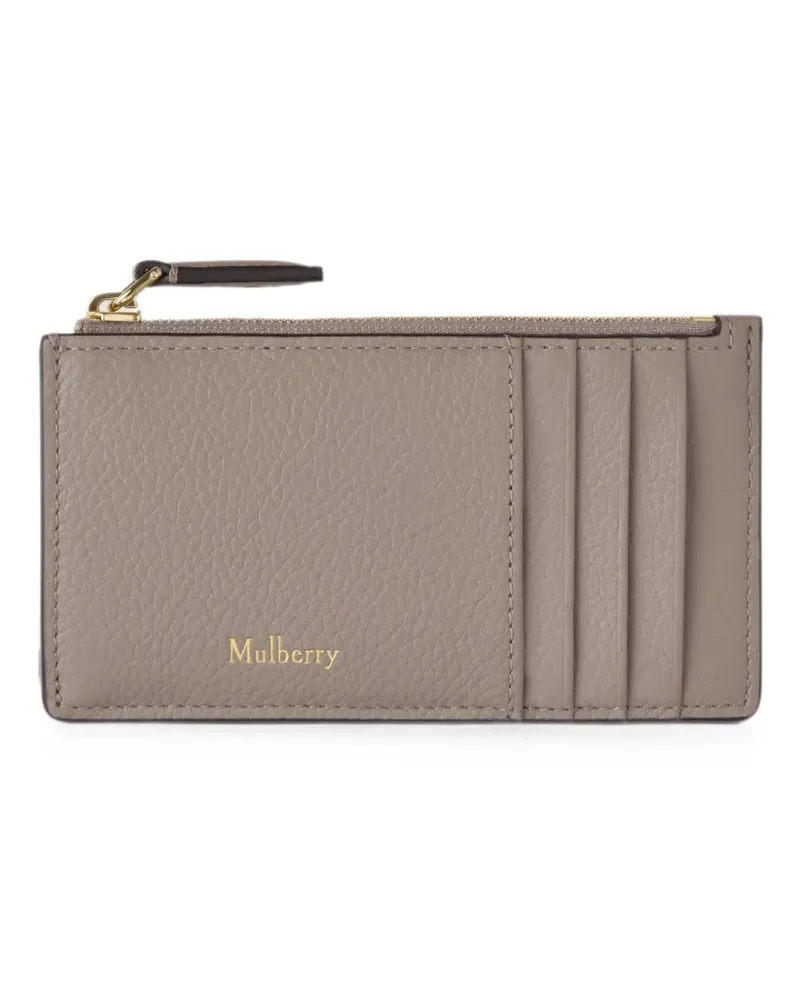 Mulberry Continental zipped card holder - Nude Nude