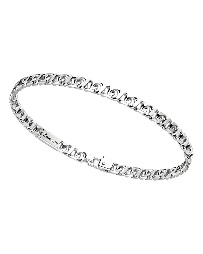ZANCAN sterling silver engraved detail bracelet - Silber Silber