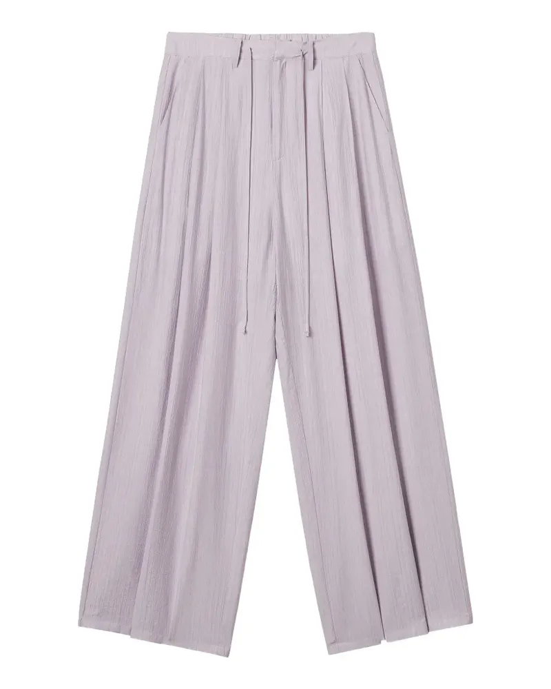 b+ab Hose mit Falten - Violett Violett
