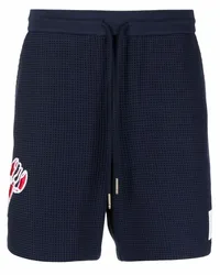 Thom Browne Joggingshorts mit Logo-Patch Blau