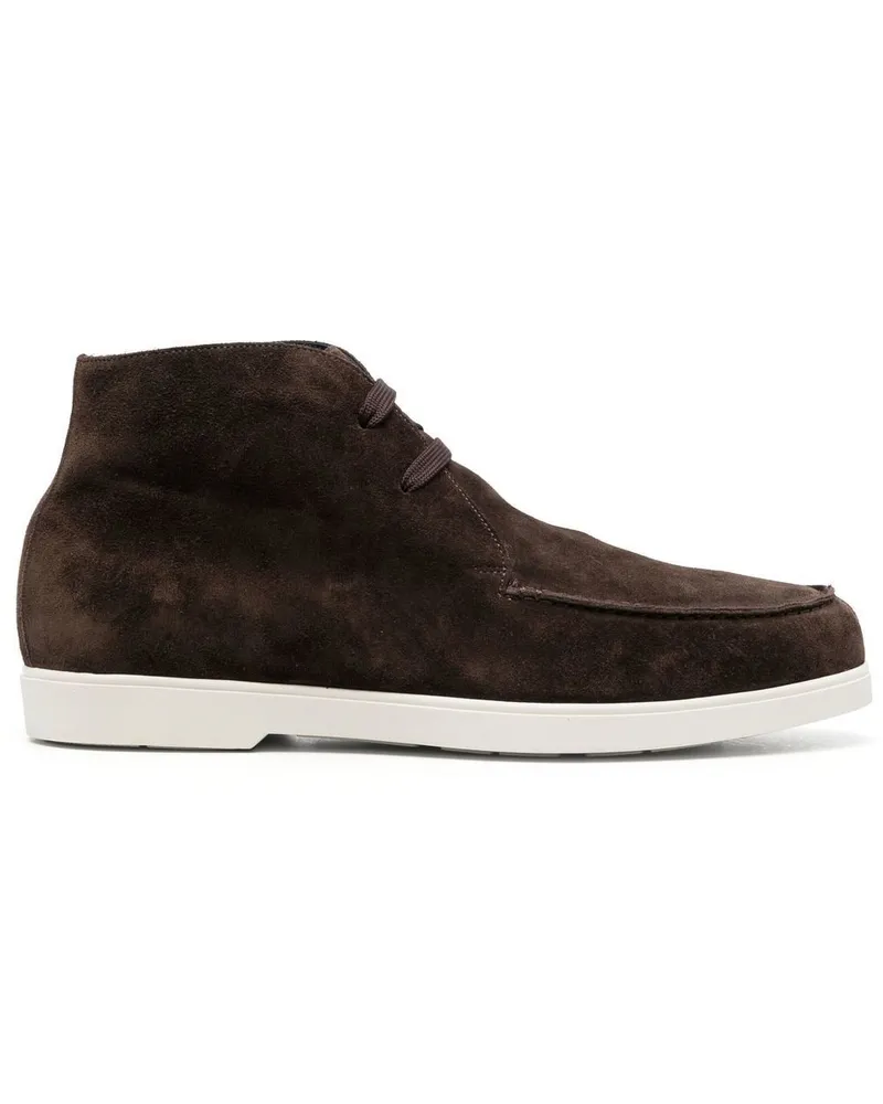 MOORER Bruschi Schnürstiefel - Braun Braun