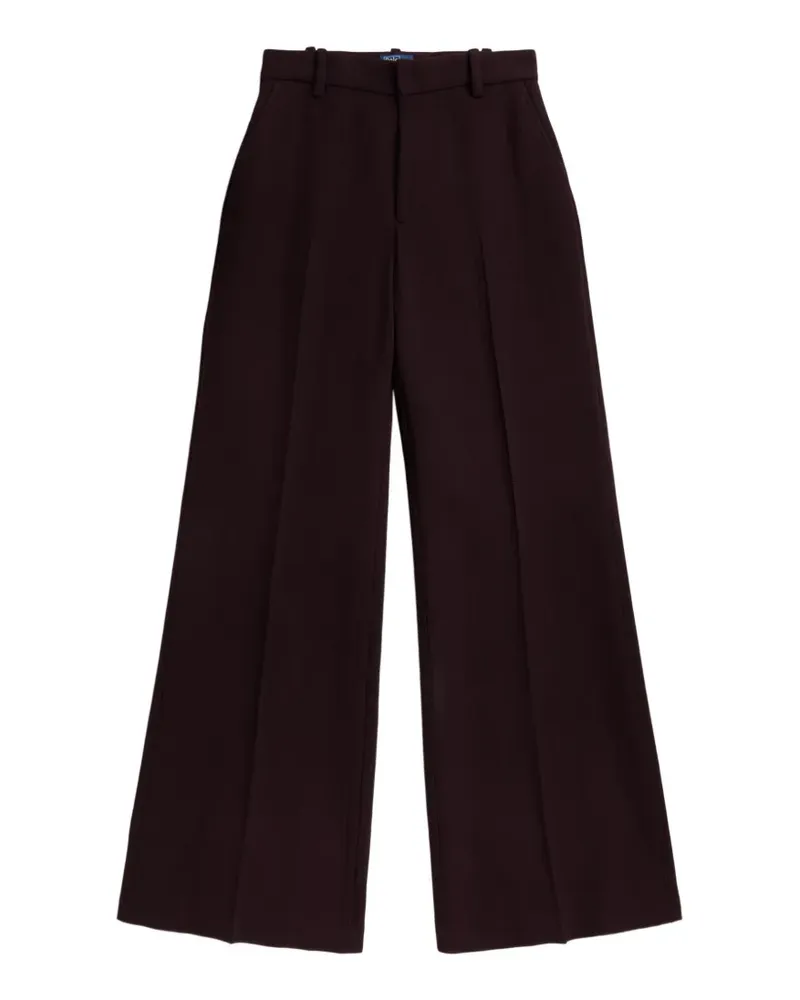 Ralph Lauren beaton wool crepe trousers - Rot Rot