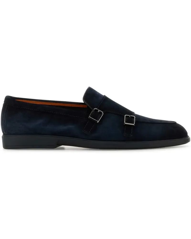 Santoni Pura Monk-Schuhe - Blau Blau