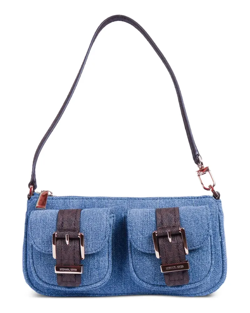 Michael Kors small buckle-detail shoulder bag - Blau Blau