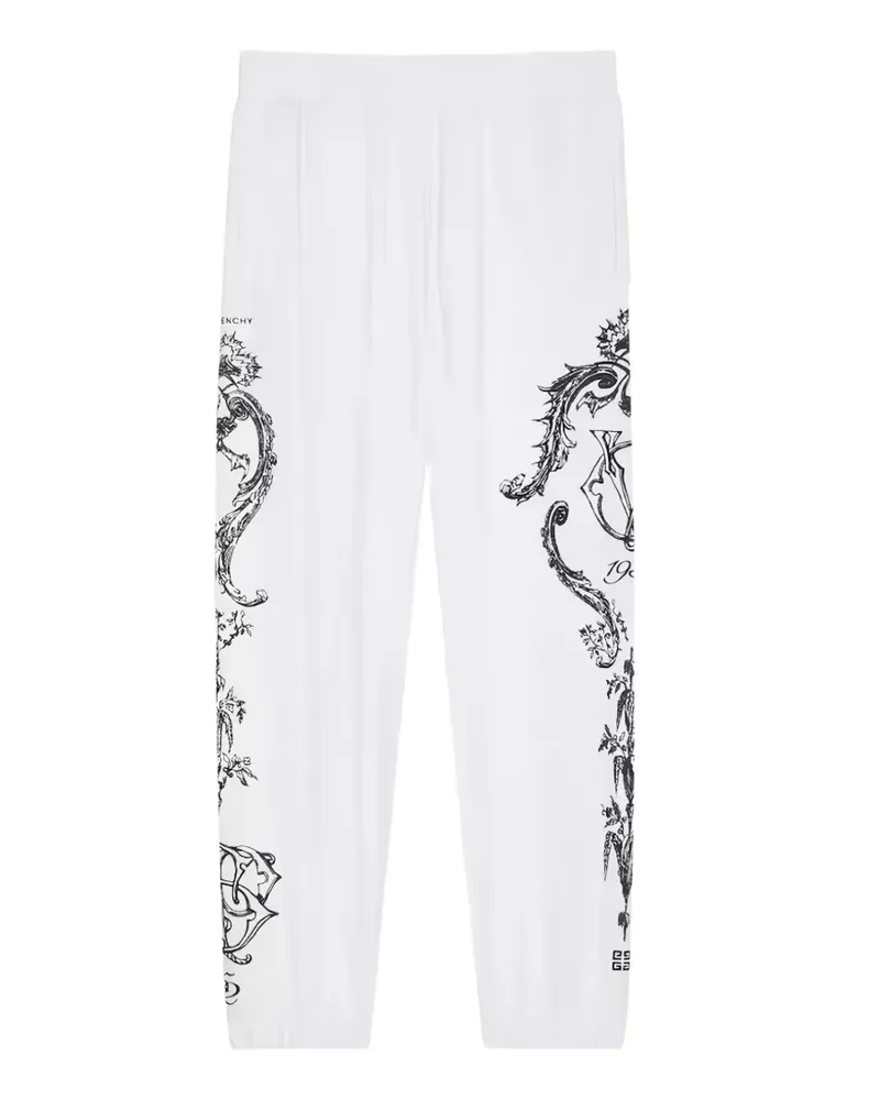 Givenchy Hose mit Print - Weiß Weiß