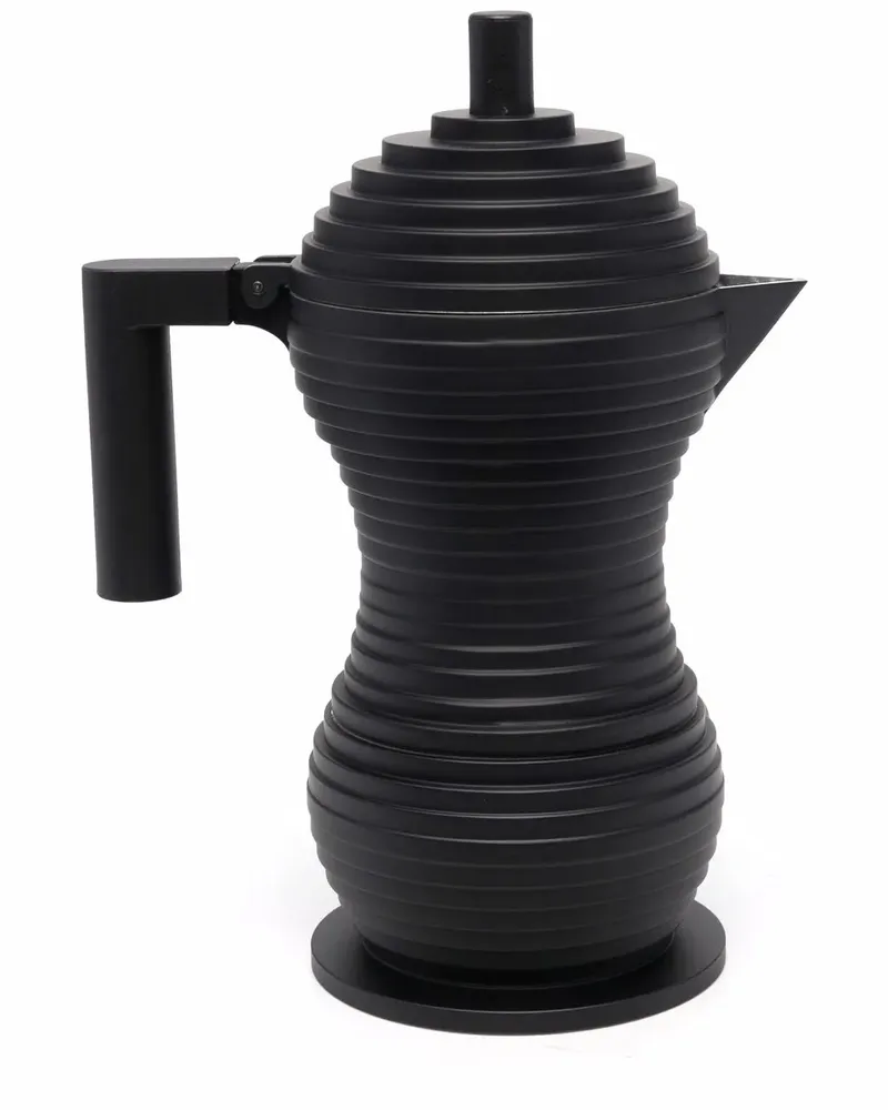 Alessi Pulcina Espressokocher - Schwarz Schwarz