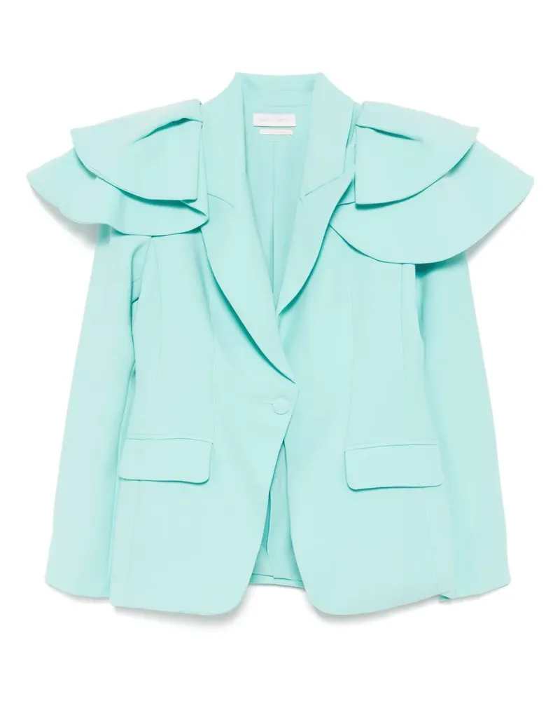 Saiid Kobeisy Blazer mit Rüschen - Blau Blau
