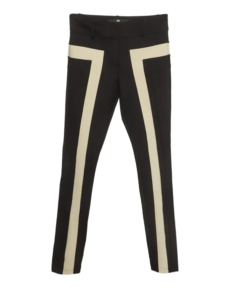 Elisabetta Franchi stripe detail trousers - Schwarz Schwarz