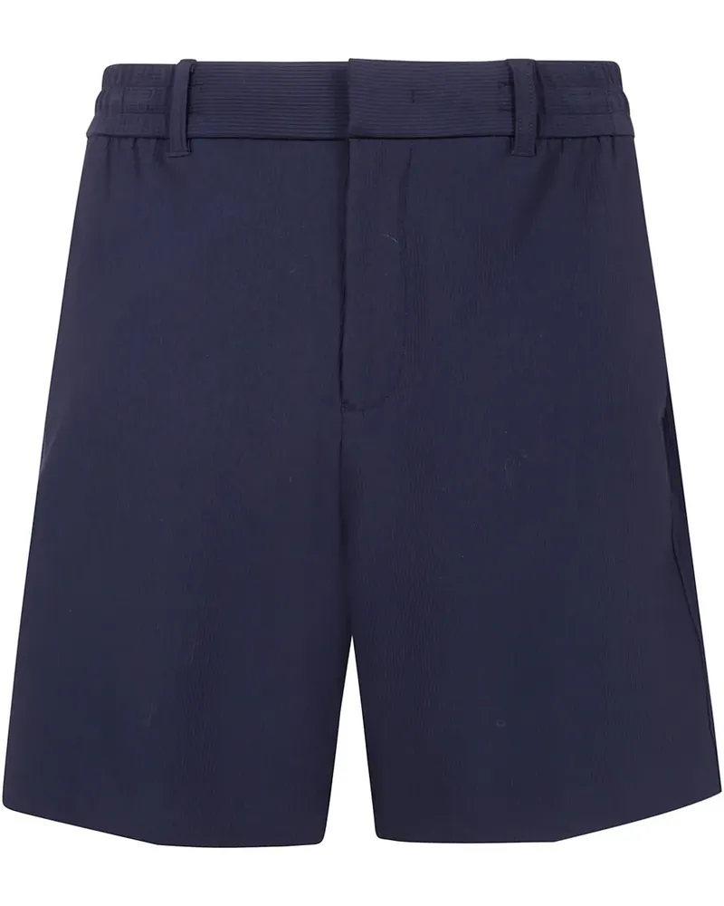 Emporio Armani Shorts mit Logo-Applikation - Blau Blau