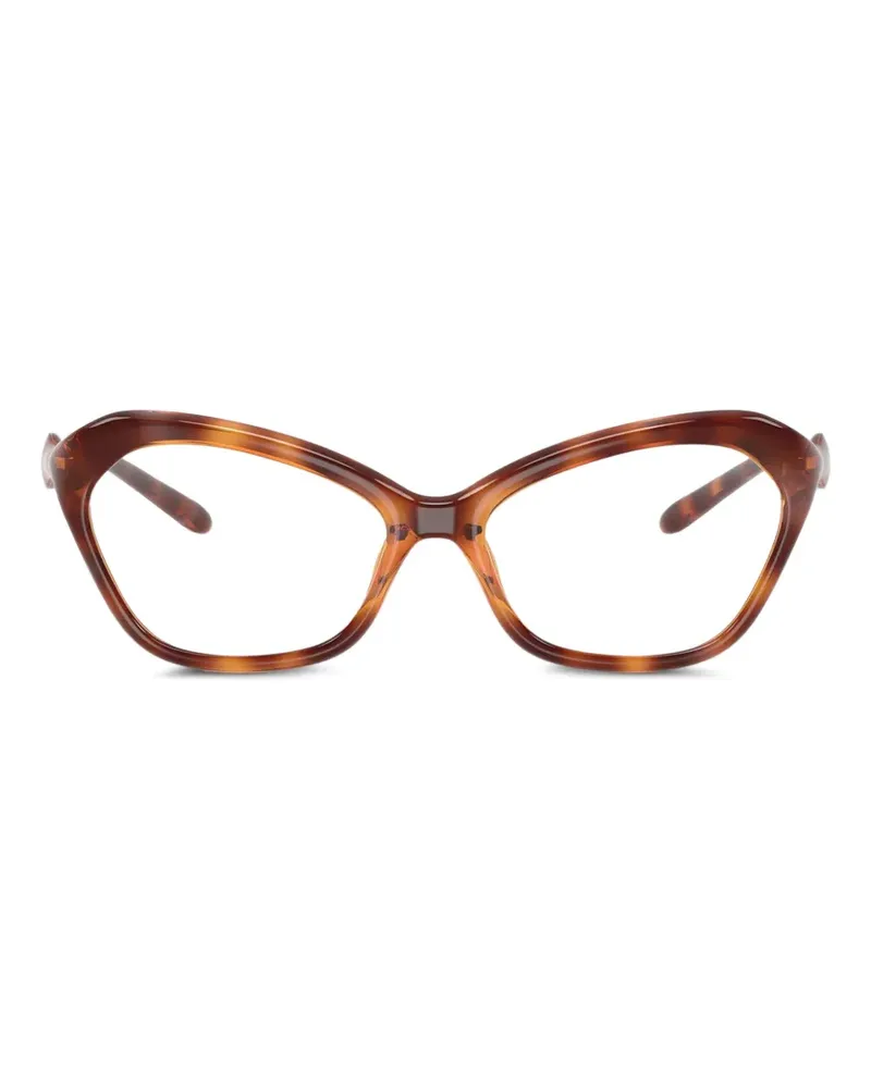 Diesel Brille mit Cat-Eye-Gestell - Braun Braun