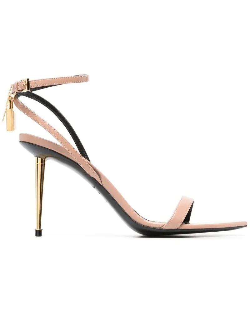 Tom Ford Padlock Sandalen 85mm - Nude Nude