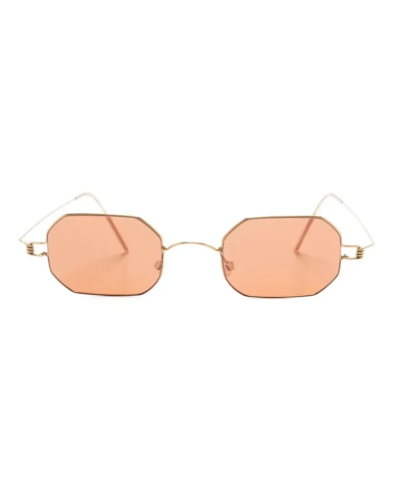 Lindberg 8223 Sonnenbrille mit geometrischem Gestell - Gold Gold