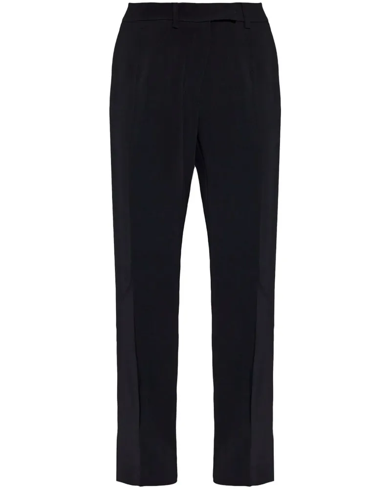 Emporio Armani Klassische Slim-Fit-Hose - Schwarz Schwarz