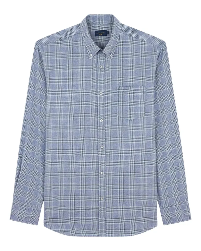 Paul & Shark Kariertes Hemd - Blau Blau