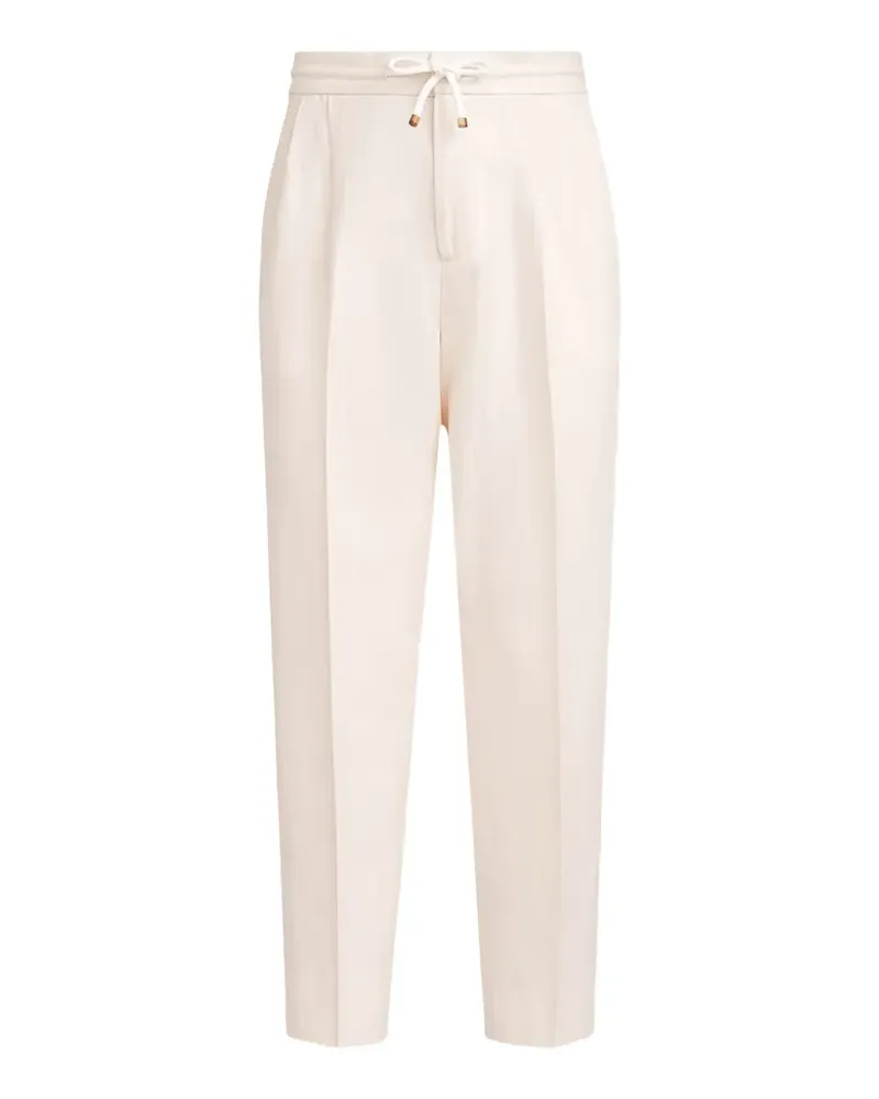 Brunello Cucinelli Hose mit Kordelzug - Weiß Weiß