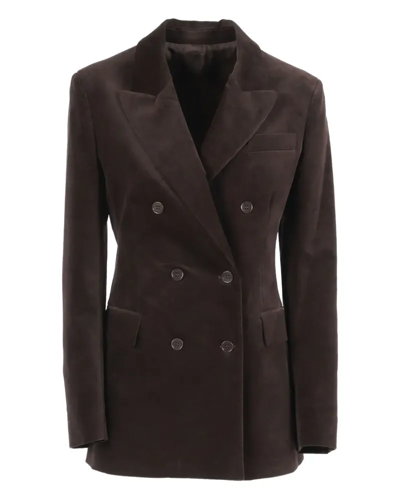 P.A.R.O.S.H. P.A.R.O H. double-breasted blazer - Braun Braun