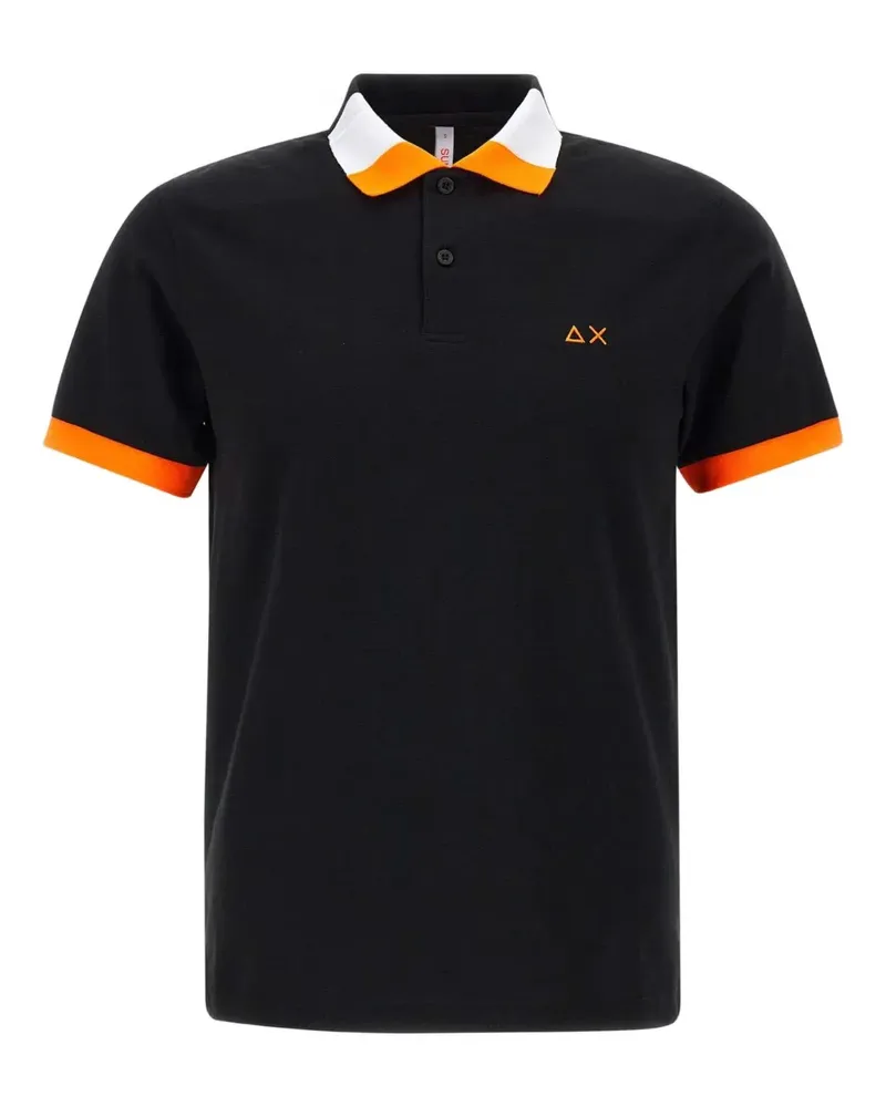 Sun68 Poloshirt aus Jersey - Schwarz Schwarz
