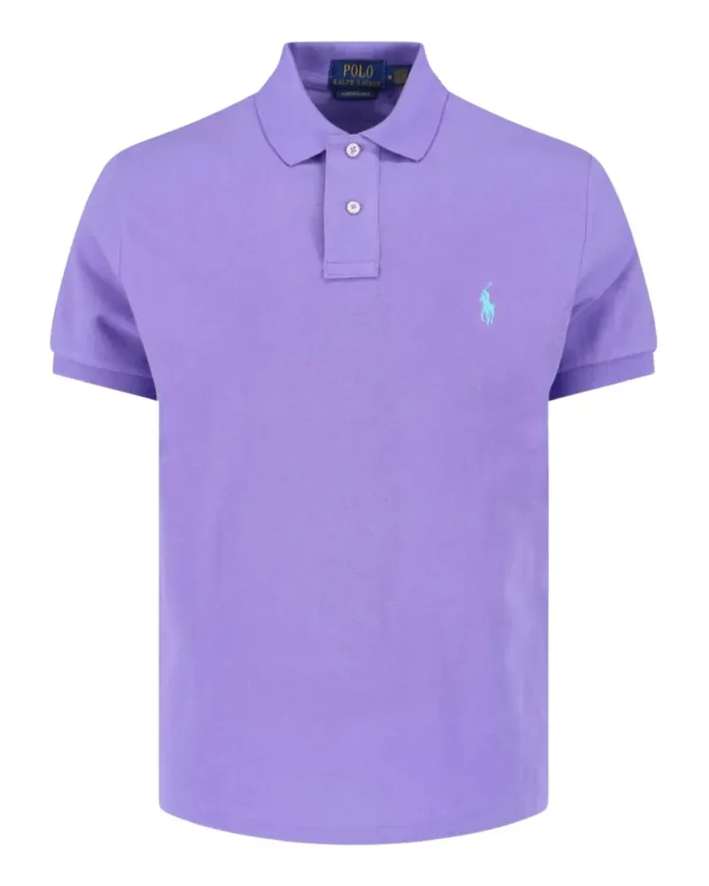 Ralph Lauren Piqué-Poloshirt mit Logo-Stickerei - Violett Violett