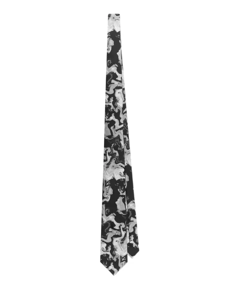 Dolce & Gabbana Krawatte mit abstraktem Print - Schwarz Schwarz