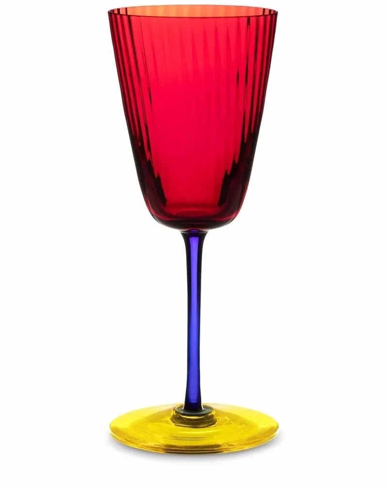 Dolce & Gabbana Weinglas aus Muranoglas - Rot Rot