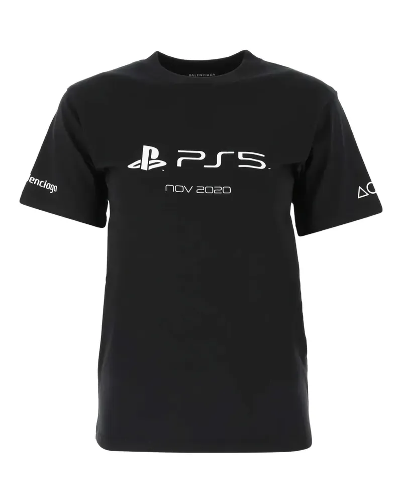 Balenciaga xPlay Station T-shirt - Schwarz Schwarz