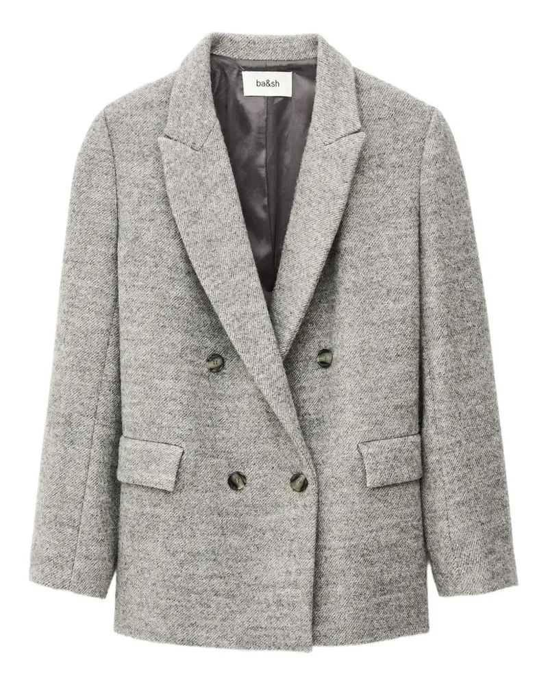 ba&sh Doppelreihige Waro Jacke - Grau Grau