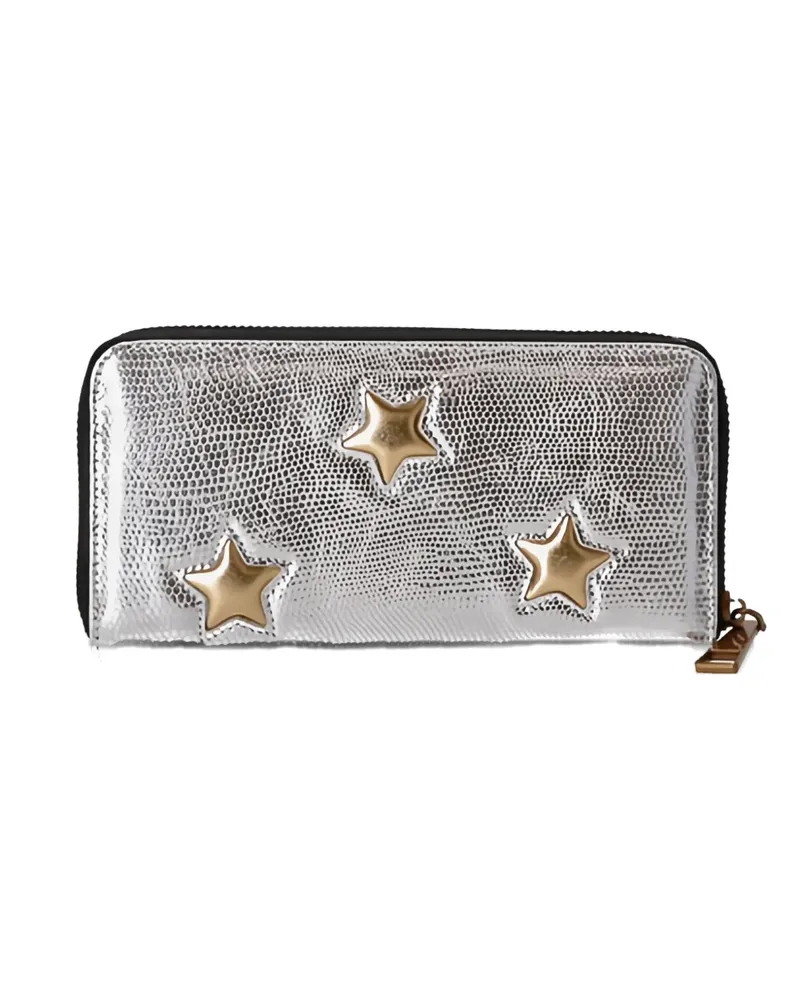 Kurt Geiger Kensington Portemonnaie mit Sterndetail - Grau Grau