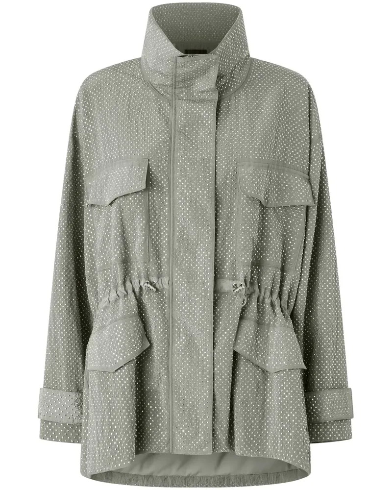 Pinko Jacke mit Polka Dots - Grau Grau