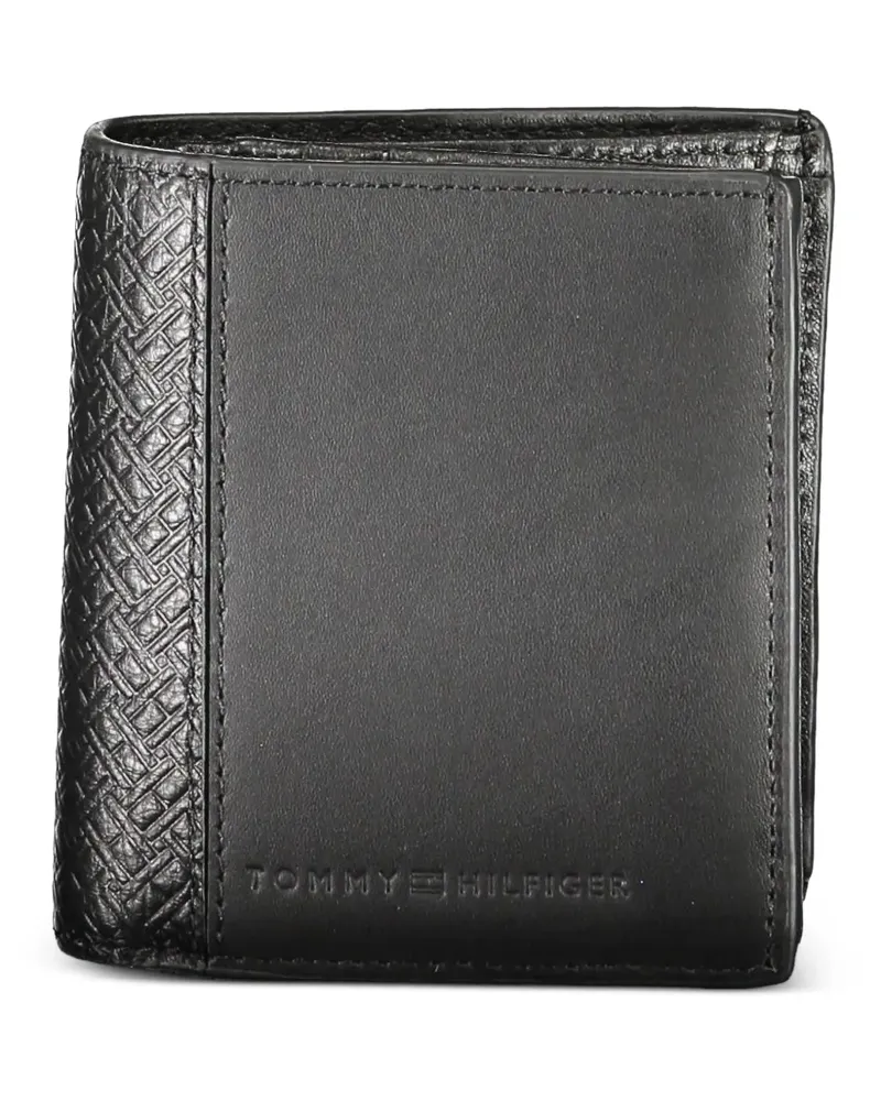 Tommy Hilfiger leather bifold wallet - Schwarz Schwarz