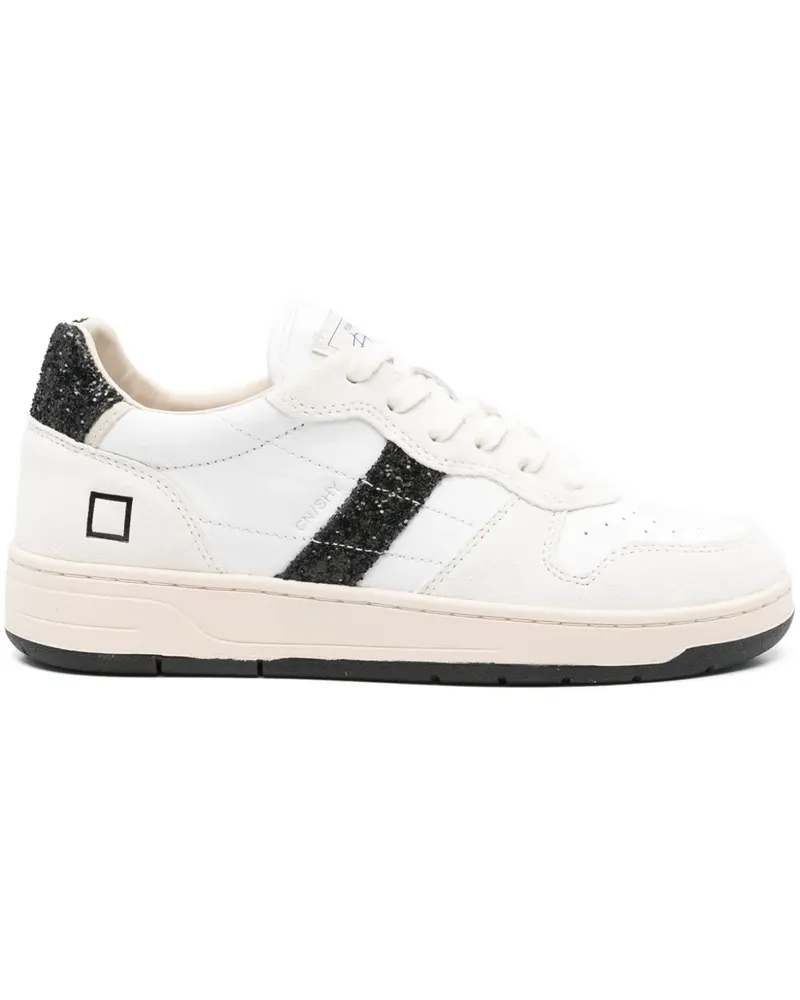 D.A.T.E. Court Shiny Sneakers - Weiß Weiß