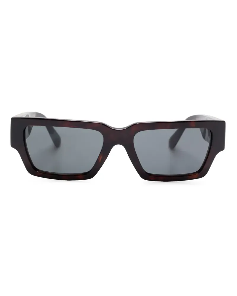 Versace Sonnenbrille mit Medusa-Kopf - Schwarz Schwarz