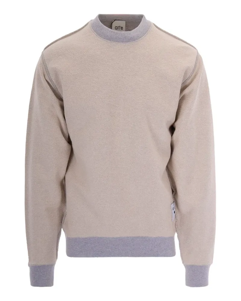 Arte Antwerp crew-neck sweatshirt - Nude Nude