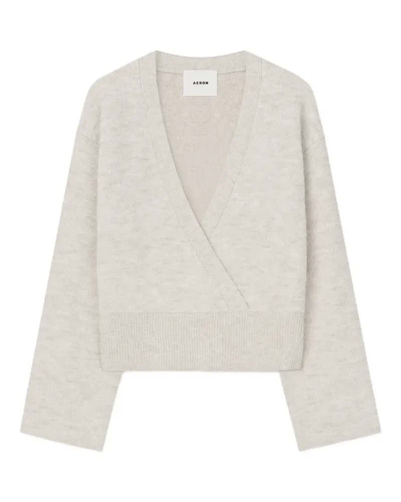 AERON Léon V-neck sweater - Nude Nude