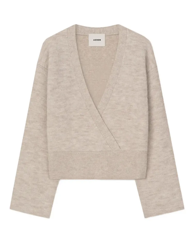 AERON Léon V-neck sweater - Nude Nude
