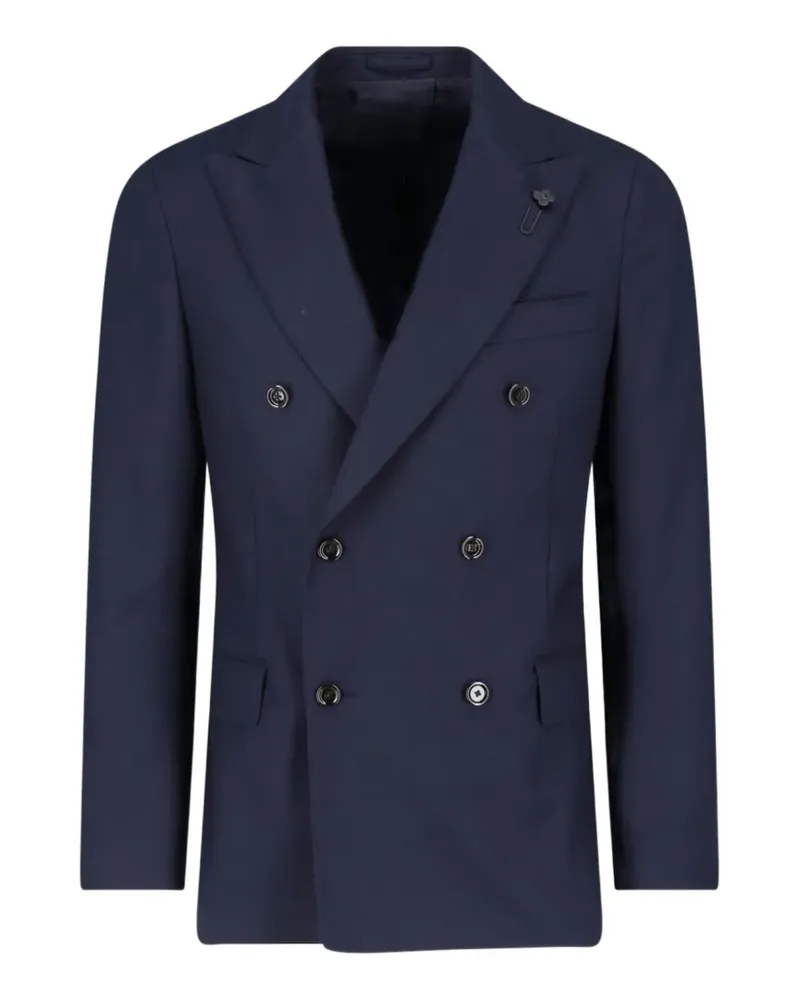 LARDINI Doppelreihiger Anzug - Blau Blau
